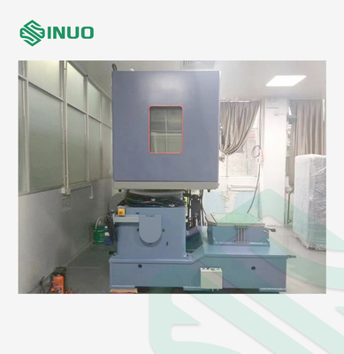 IEC60068-2-2 জলবায়ু চেম্বার টেস্টিং সরঞ্জাম সঙ্গে কম্পন শেকার -40°C+180°C